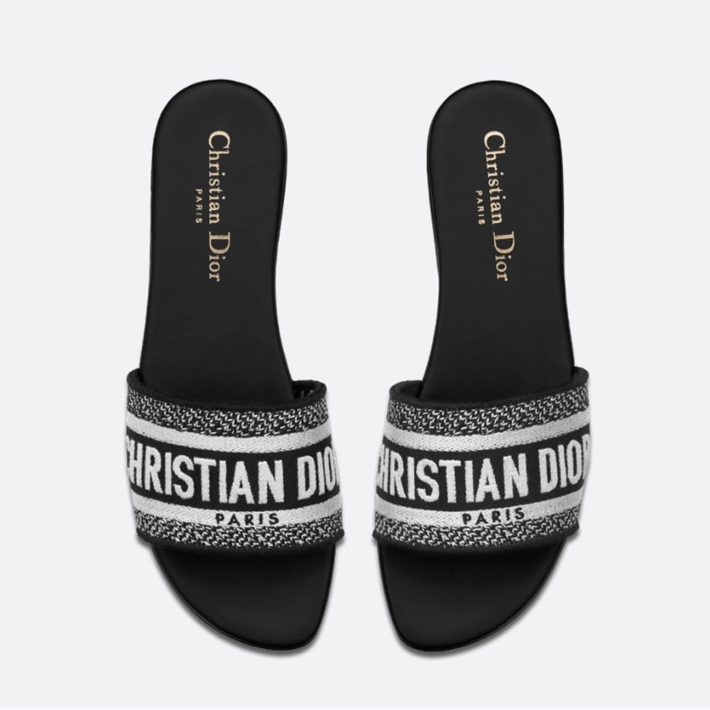 Christian Dior Sandals Navy Blue